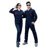 Quần áo bảo hộ kaki liên doanh xanh tím than thiết kế mẫu mới đẹp từng góc cạnh - 1 7