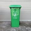 Thùng rác nhựa 100L thương hiệu Cavisu bền đẹp,khả năng chịu nhiệt , thiết kế nắp đậy thông minh , có bánh xe đẩy di chuyển dễ dàng - 100L conv