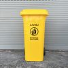 Thùng rác nhựa CAVISU 120L Màu Xanh - 120L vang 1 conv 1