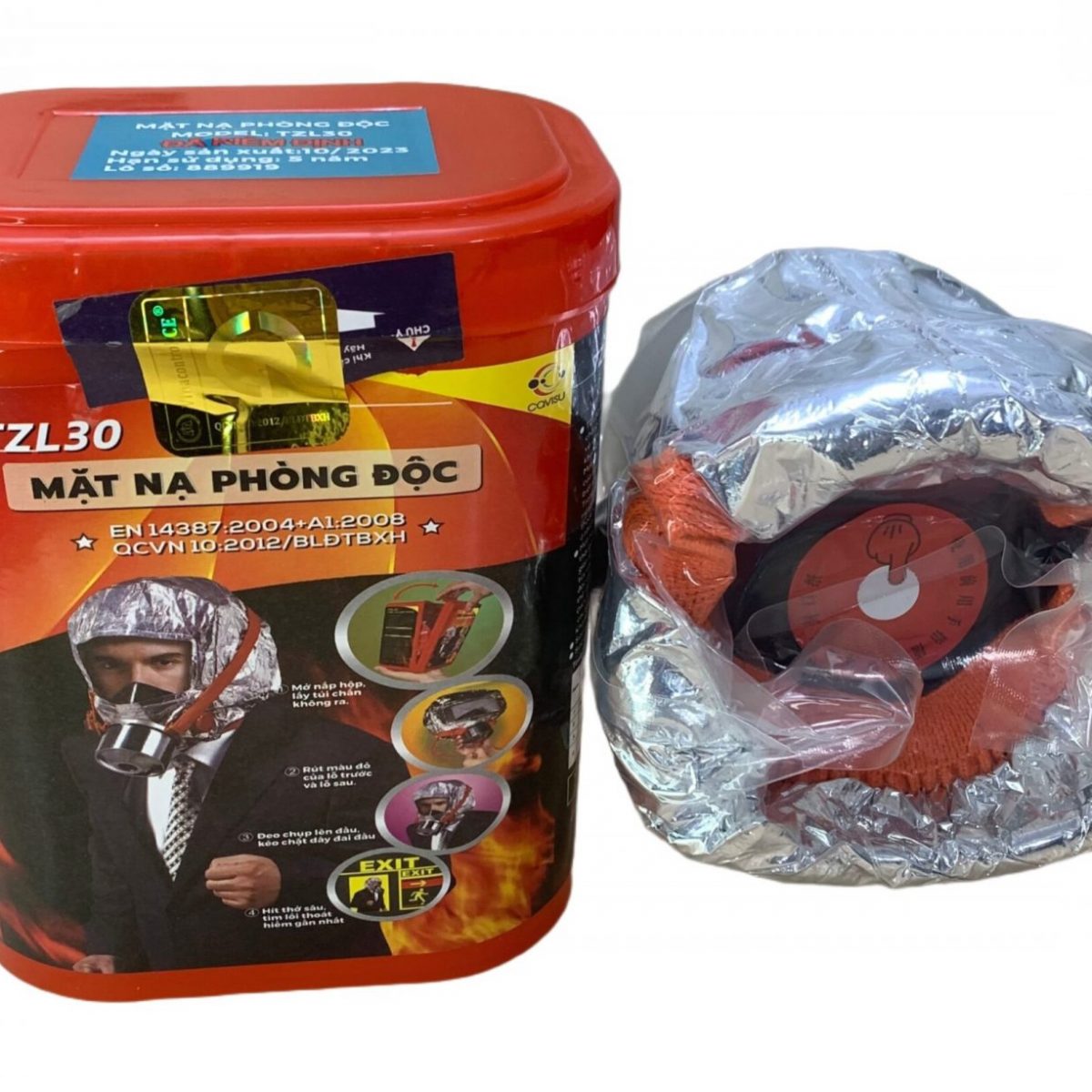 [Hàng Mới Về] Mặt nạ phòng độc, lọc khói, chống khói thoát hiểm 60 phút, an toàn và hiệu quả. Mặt nạ thoát hiểm PCCC - 20231117 155400 271