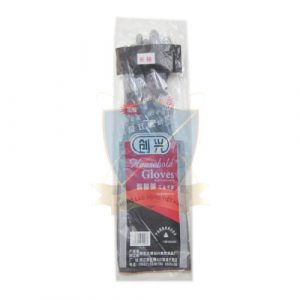 Găng cao su chống acid đen, dày Trung Quốc loại dài thường - 5 logo
