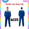 Quần áo bảo hộ lao động vải kaki liên doanh phối màu - 8