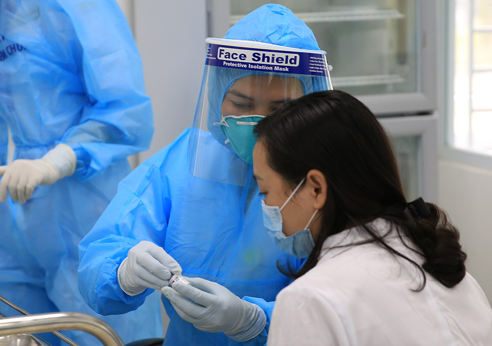 Kính che mặt chống giọt bắn Faceshield Nhật Quang chống virus, chống bụi. - 9 1