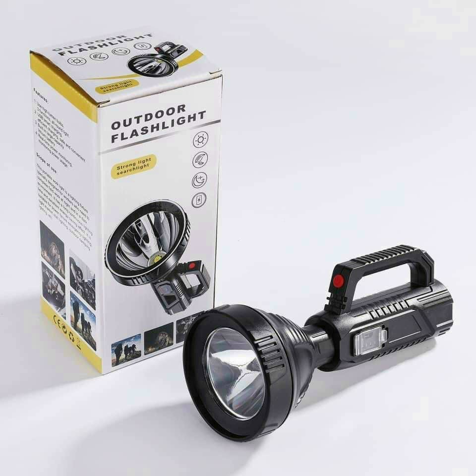 Đèn pin siêu sáng cầm tay chiếu xa 500m Đèn pha led cầm tay ngoài trời - DCT