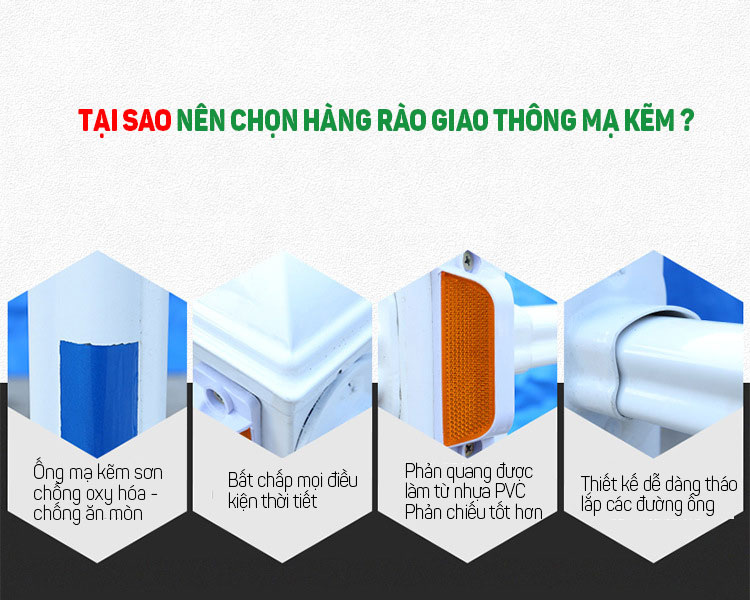Hàng rào lan can giao thông mạ kẽm - Hang rao lan can giao thong ma kem 6