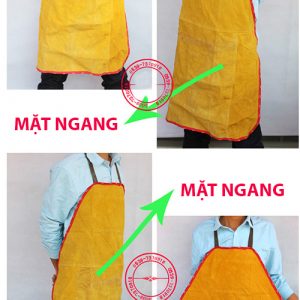 Áo gile màu đỏ phản quang lưới to - YEM DA HAN 4