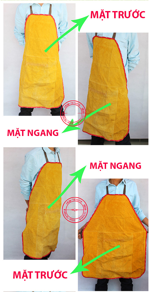 Áo gile màu đỏ phản quang lưới to - YEM DA HAN 4