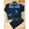 Quần áo bảo hộ lao động phối xanh kaki liên doanh - a13