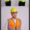 Áo lưới phản quang vàng phối xanh dương đẹp từ chất liệu đẹp đến giá cả mang độ an toàn cao khi sử dụng - agl2