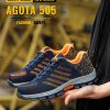Giày bảo hộ AGOTA 505 màu cam hàng đẹp chuẩn hãng - agota 505 e