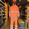Quần áo mưa phản quang chất liệu đẹp hàng hãng có dãy phản quang, làm tăng khả năng hiển thị tốt khi lưu thông - am