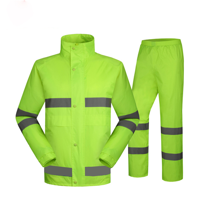 Bộ quần áo mưa phản quang police Nepa Hàn Quốc - ao mua phan quang