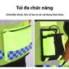 Áo lưới cảnh sát giao thông phản quang 3 đường ngang đẹp - ao phan quang ghi le luoi 4