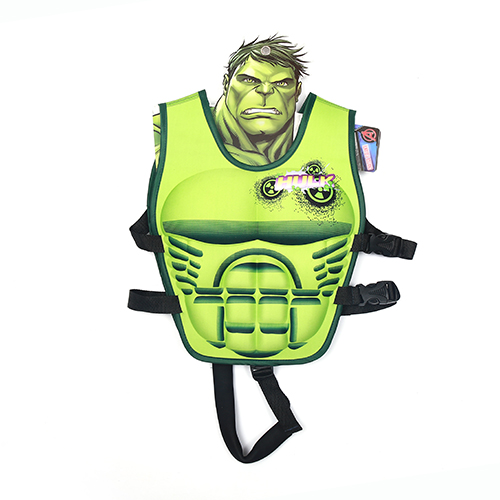 Áo gile màu đỏ phản quang lưới to - ao phao tre em cao cap sieu nhan hulk