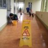 Biển bảng cảnh báo chữ A nội dung Khu vực đang thi công - bang chu a 2