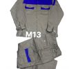 Quần áo bảo hộ kaki liên doanh phối màu ghi xanh - bb2