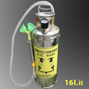 Áo gile màu đỏ phản quang lưới to - binh rua mat khan cap inox 16 lit
