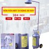 Bồn rửa mắt khẩn cấp Homasi loại xe đẩy tiện lợi - bon rua mat di dong xe day 01