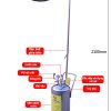 Bồn rửa mắt khẩn cấp Homasi loại xe đẩy tiện lợi - bon rua mat di dong xe day 02