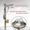 Bồn rửa mắt khẩn cấp Homasi loại có nóng lạnh, đèn cảnh báo, phòng chống cháy nổ - bon rua mat khan cap moi
