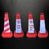 Dải phân cách cọc tiêu siêu mềm Nhật Quang cảnh báo phân làn giao thông cao 75 cm - coc tieu giao thong tru vuong mau do copy