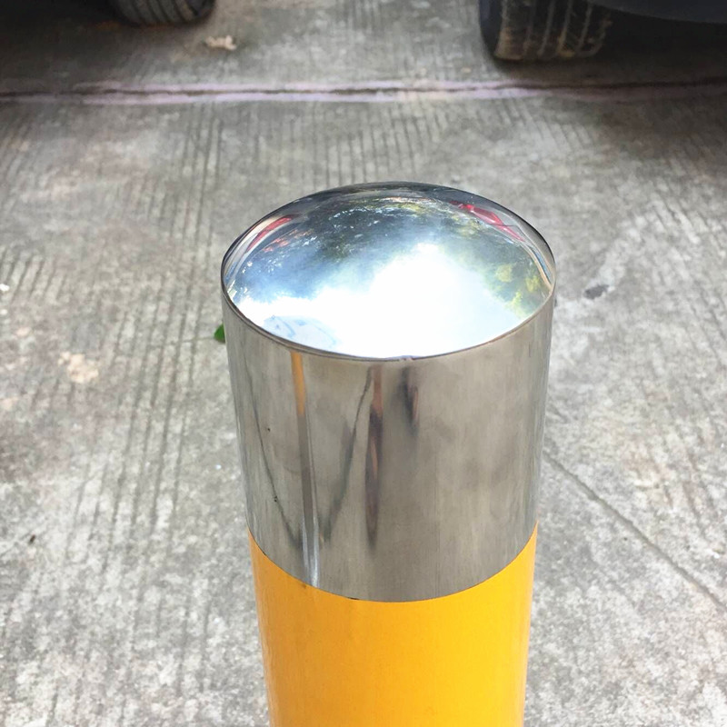 Cọc inox Nhật Quang kích thước 50*11.4*1.5 chắc chắn, an toàn, tiện lợi dễ lắp đặt - coc tieu vang xam