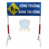 Biển báo công trình đang thi công hình chữ nhật - cong trinh dang thi cong
