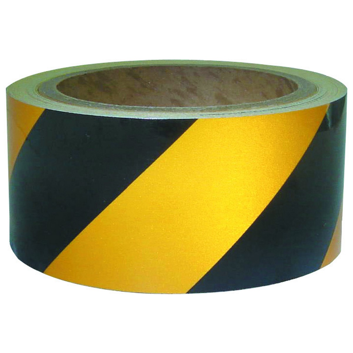 Đề can phản quang vàng đen 5cm - cuon dan phan quang vang den
