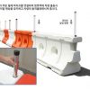 Hàng Rào chắn Hàn Quốc nhựa PU siêu dẻo nối tiếp - dai phan cach PE 05