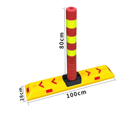 Dải phân cách cọc tiêu siêu mềm Nhật Quang cảnh báo phân làn giao thông cao 75 cm - dai phan cach giao thong sieu deo 9