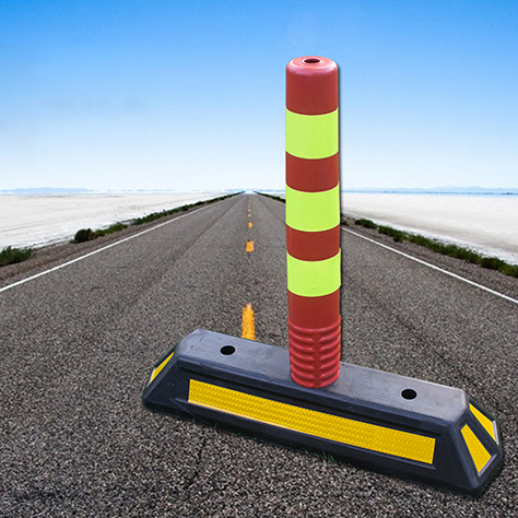 Dải phân cách cọc tiêu siêu mềm Nhật Quang cảnh báo phân làn giao thông cao 75 cm - dai phan cach giao thong sieu mem PU