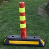 Dải phân cách cọc tiêu siêu mềm Nhật Quang cảnh báo phân làn giao thông cao 75 cm - dai phan cach giao thong sieu mem PU3