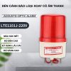 Đèn quay cảnh báo loại 220v có còi âm thanh cảnh báo - den canh bao 220v co coi 1