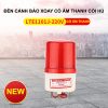 Đèn quay cảnh báo loại 220v có còi âm thanh cảnh báo - den canh bao 220v co coi