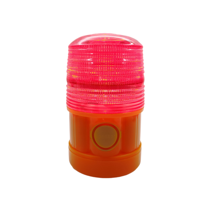 Đèn cảnh báo có còi âm thanh, có đế nam châm loại sạc pin có kèm sạc - den canh bao 5088j 1