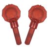 Đèn cánh báo hình tròn hoa mai cắm cột, cắm cọc hoặc cầm tay - den canh bao hoa mai3