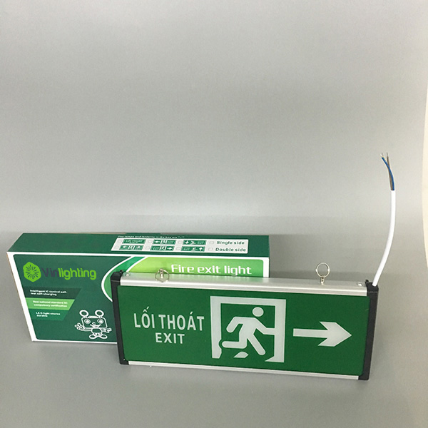 Đèn exit chỉ dẫn thoát hiểm đi bên phải DEN TH 03 - den exit thoat hiem 1