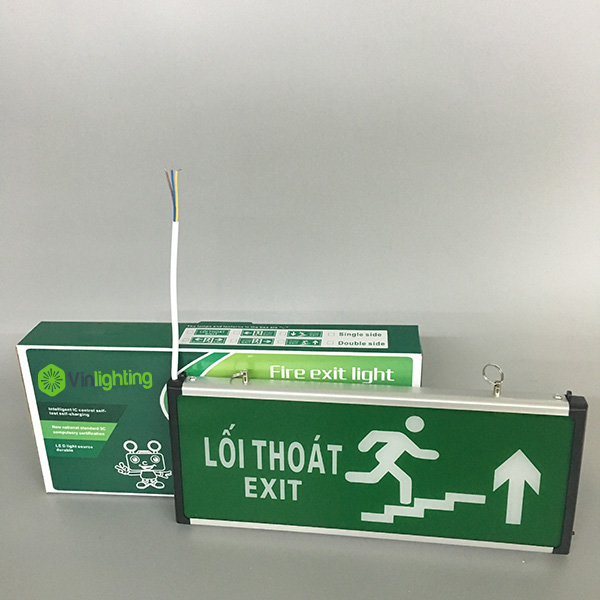 Đèn exit chỉ dẫn thoát hiểm hai bên DEN TH 07 - den exit thoat hiem 3
