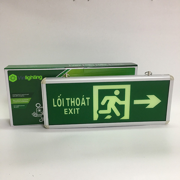 Đèn exit chỉ dẫn thoát hiểm đi bên phải DEN TH 03 - den exit thoat hiem chi dan 01