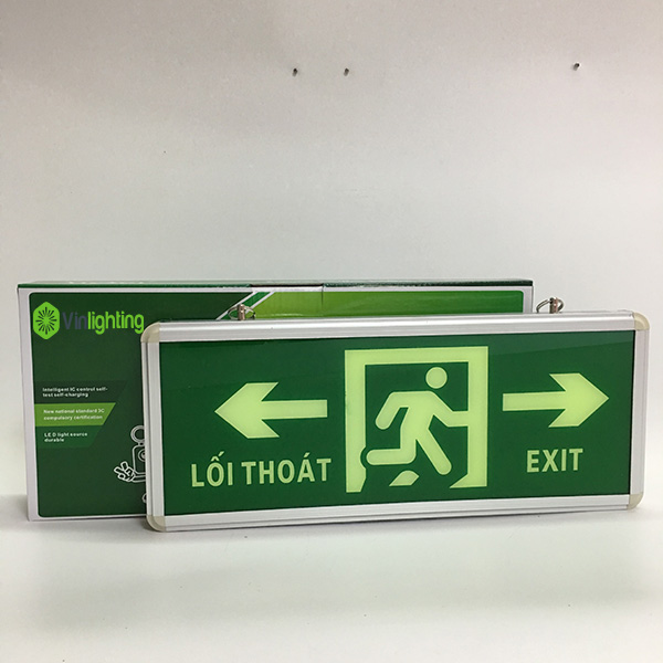 Đèn exit chỉ dẫn thoát hiểm hai bên DEN TH 07 - den exit thoat hiem chi dan 02