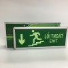 Đèn exit chỉ dẫn thoát hiểm xuống cầu thang bên trái DEN TH 06 - den exit thoat hiem chi dan 04