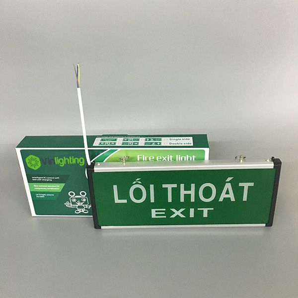 Đèn exit chỉ dẫn thoát hiểm lối thoát DEN TH 01 - den exit thoat hiem