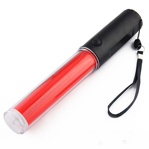 Gậy chỉ huy gắn đèn 26cm - gay den chi huy ngan 02