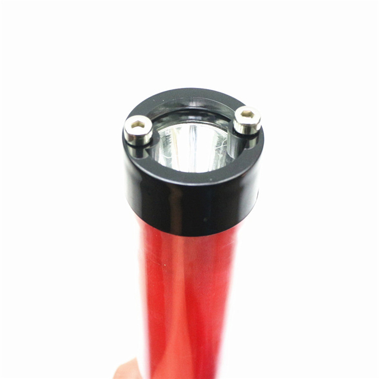 Gậy chỉ huy gắn đèn 26cm - gay den chi huy ngan co coi 02