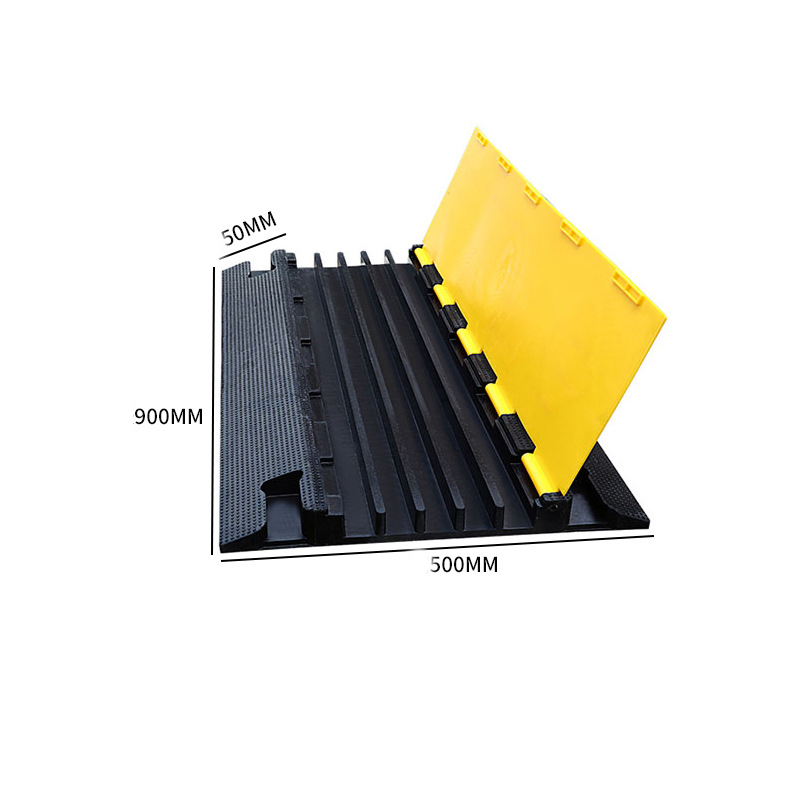 Gờ cao su bảo vệ luồn dây điện ngầm 001 loại 5 khe - go giam toc che day dien 001