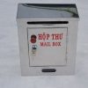 Hộp thư góp ý inox, hộp thư báo, bóng đẹp chắc chắn, chống gỉ sét không lo bạc màu. - hom thu1