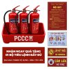 [Mua liền tay] Combo kệ nhựa 3 và bình cứu hỏa TẶNG bộ tiêu lệnh mica không bay màu , an toàn , chịu va đập cực kì tốt - ke 3.4 1 2