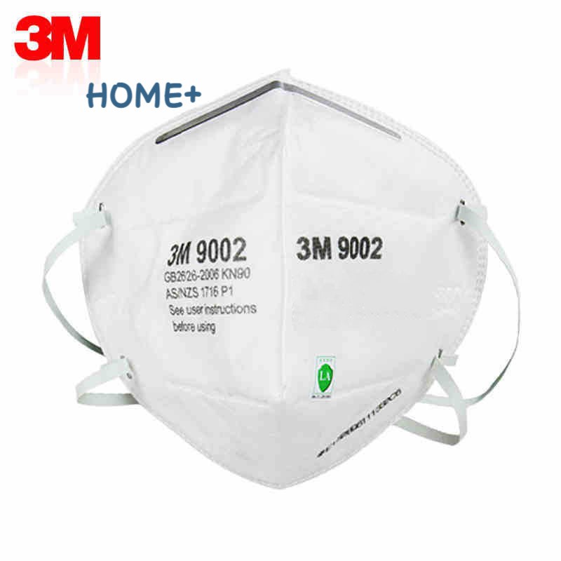 Khẩu trang giấy 3M N95 9002 chống vi khuẩn, virus, bụi - khau trang n95 3m 9002 chong virus corona