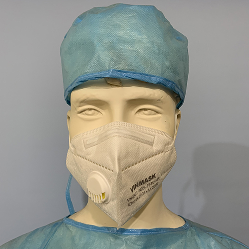 Khẩu trang giấy VINMASK N95 9501 chống bụi, virus có van - khau trang n95 vn9501 co van3