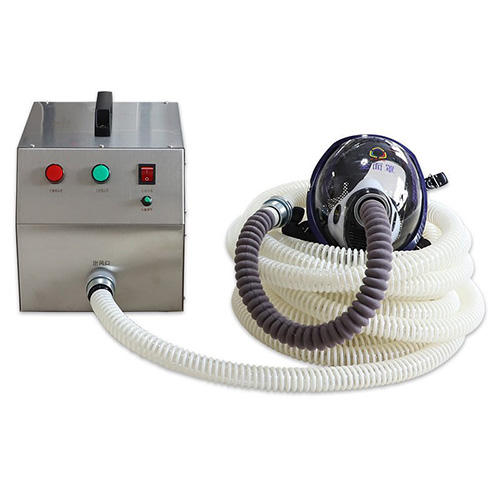 Máy cấp dưỡng khí Oxy kết hợp 1 mặt nạ full mặt dây dài 20m - mat na duong khi may cap oxy